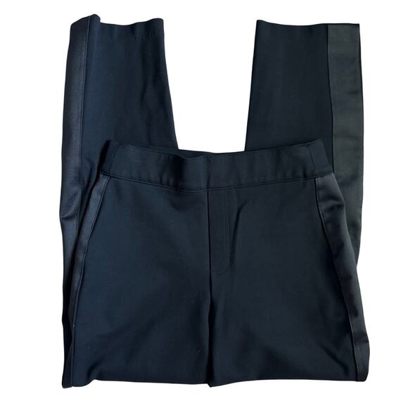 Spanx Perfect Ponte Straight Pants With Satin SideTape Black Size Small - Picture 6 of 13